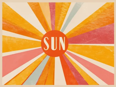 Bold Sun Logo Design
