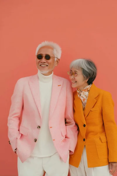 Cheerful Elderly Couple