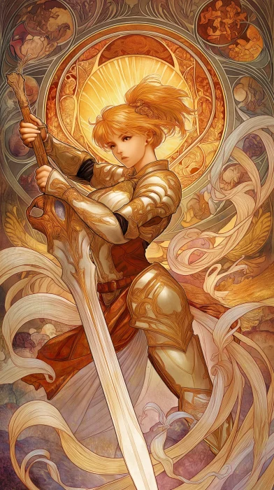 Proud Female Knight