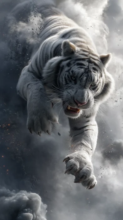 Rare White Tiger