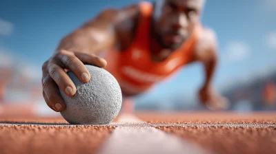 Professional Shot Put Throw