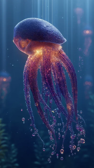 Cosmic Opal Giant Squid