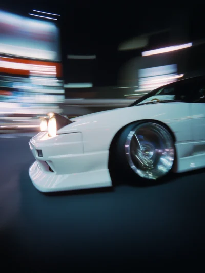 Motion Blur Nissan 240SX