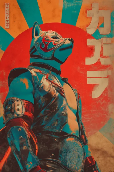Heroic Shiba Inu Wrestler