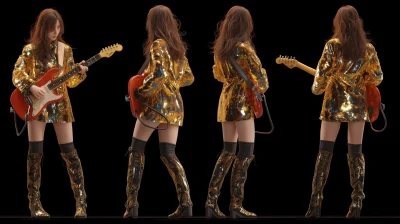 1990s KTV Guitarist