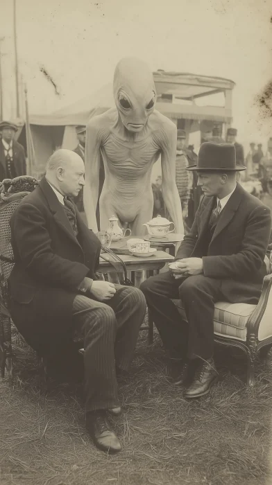 Aliens Tea Party