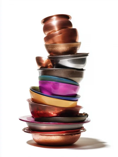 Uneven Bowls Stack