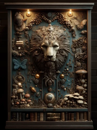 Whimsical Animal Collage