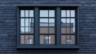 Realistic Urban Window Background
