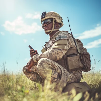 US Army Ranger in the Field