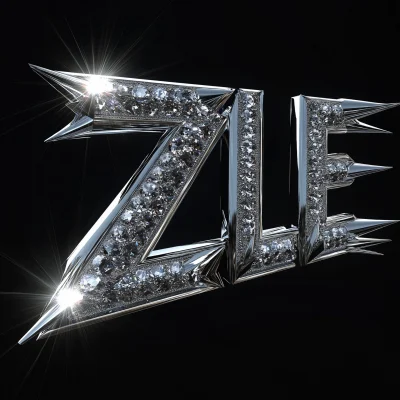 3D Chrome ZLE Logo