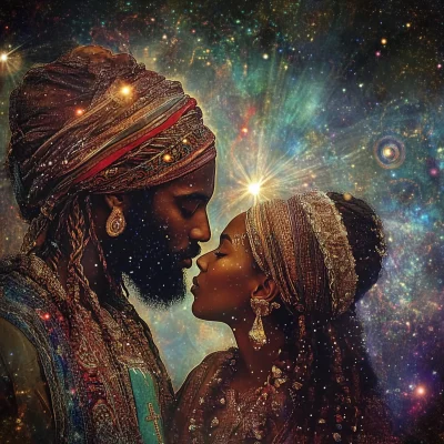 Cosmic Couple Oracle Cover