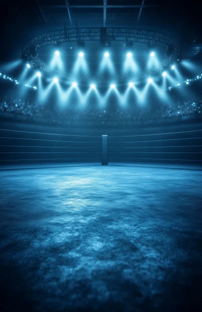 Empty MMA Fighting Ring