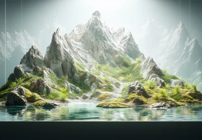 Miniature Mountain Aquarium