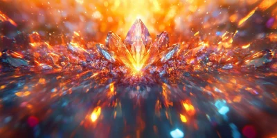 Kaleidoscope of Radiant Light