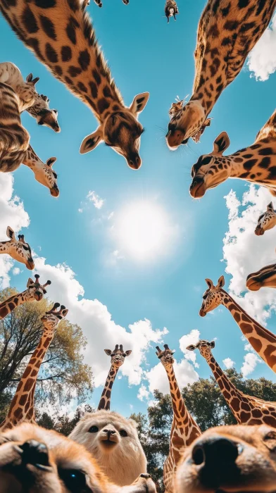 Sunny Day with Animals
