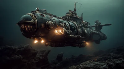 Steampunk Submarine Adventure