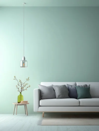 Cozy Light Green Room