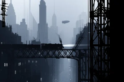 Retro Futuristic Metropolis