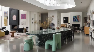 Modern Eclectic Dining Room