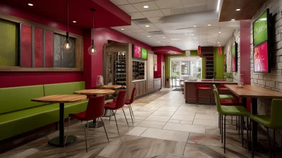 Italian Quick Service Restaurant Interior