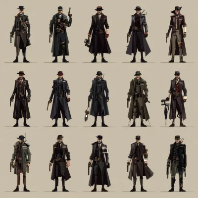 Detective Character Sprite