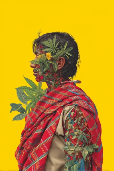 Surreal Colombian Folk Collage