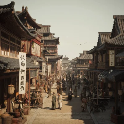 Tang Dynasty Street Scene