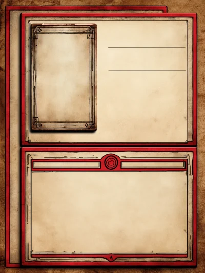 Old School RPG Card Game Template