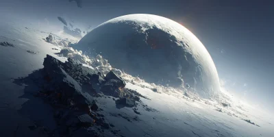 Futuristic Space View