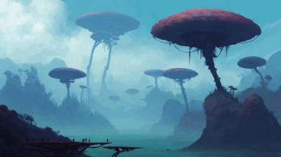 Alien World Concept Art