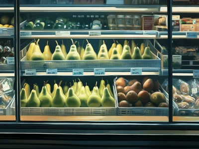 Pears in Supermarket