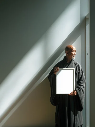 Zen Master with Framed Print