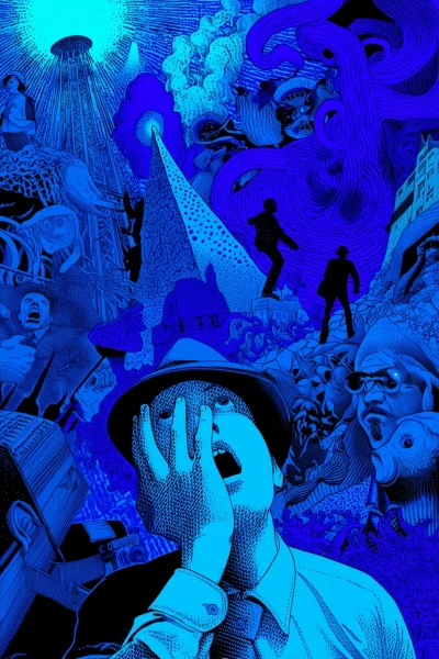 Blacklight Style Poster