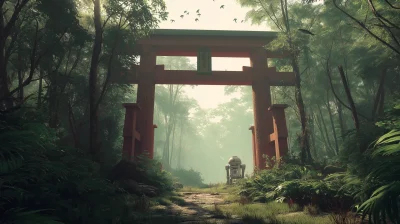 Futuristic Torii Gate
