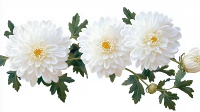 Chrysanthemum Flower Drawing