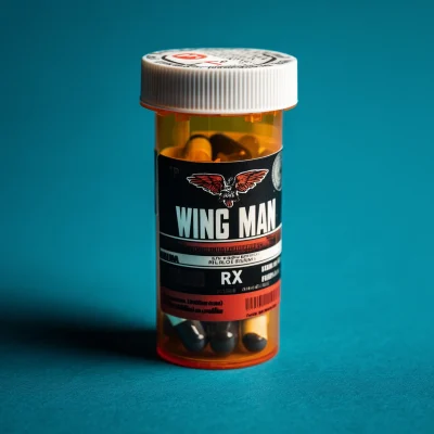 Wing Man Pill Bottle