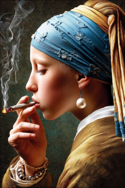 The Girl With The Pearl Earring Smoking