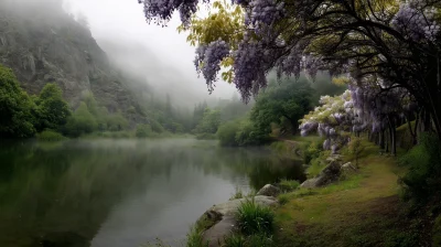 Misty Mountain Morning