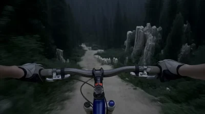 Mountain Trail Bicycle Ride