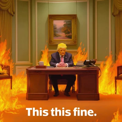 Politician with Orange Tan