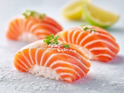 Japanese Salmon Sushi