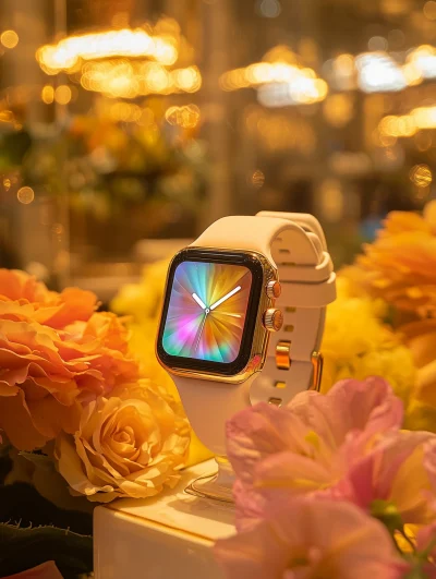 Smart Watch Among Jewelry