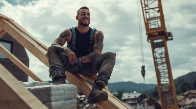 Smiling Construction Worker