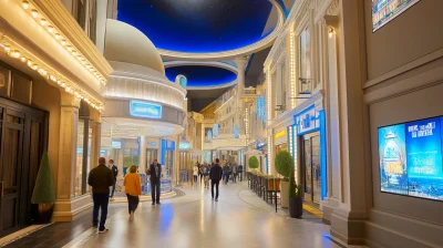 Elegant Cinema Lobby