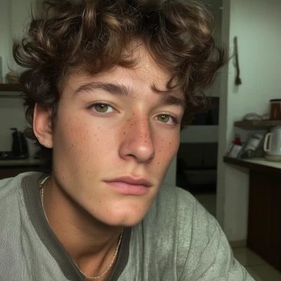 Young Brazilian Man Selfie