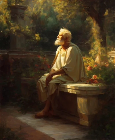 Philosopher in the Garden