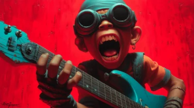 Mischievous Guitarist