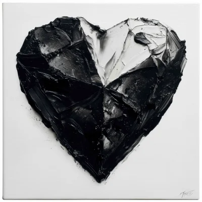Delicate Diamond Heart
