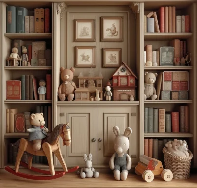 Cozy Bookcase Corner